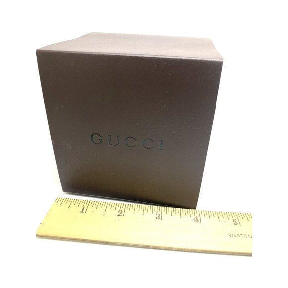Gucci Watch Box Presentation Brown Cardboard Display Gift Empty - Picture 10 of 12